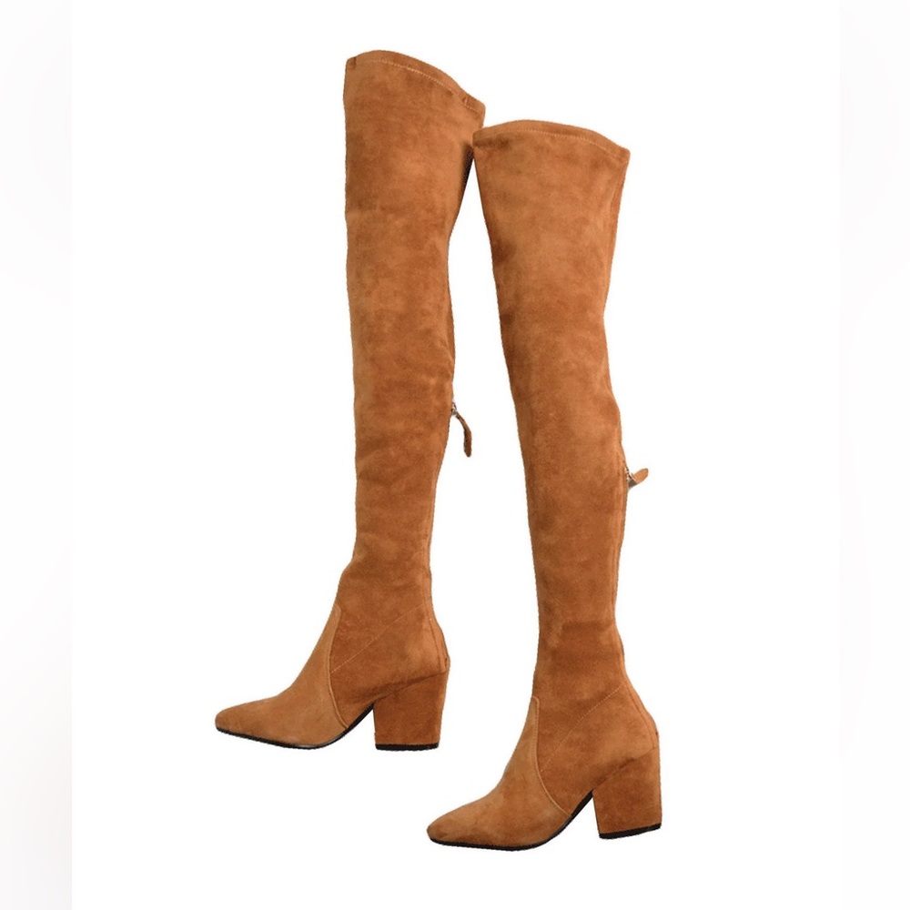 Sale‼️Goodnight Macaroon over the knee suede boots